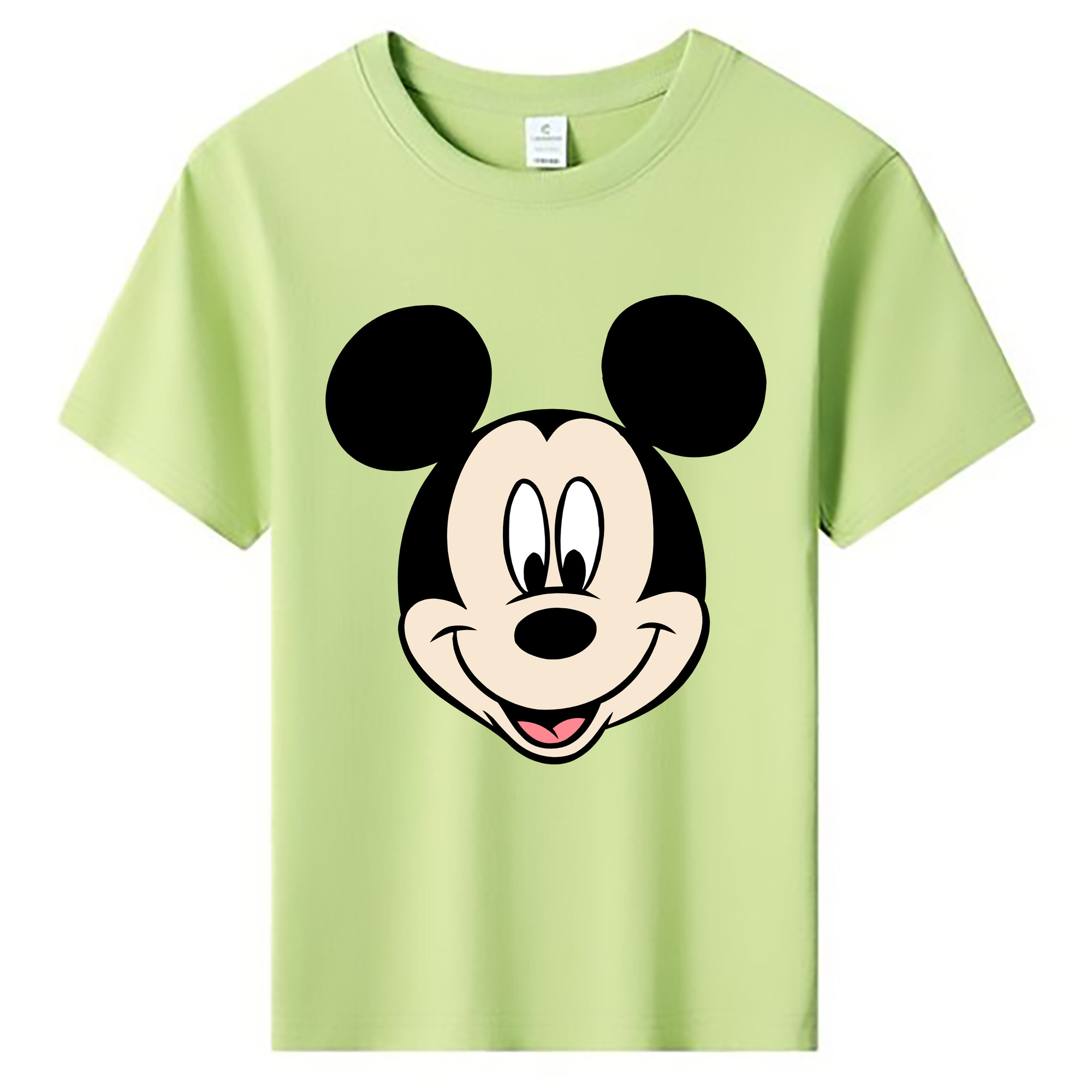 ミッキーマウス Mickey Mouse 綿100％キッズTシャツ（フロントプリント）